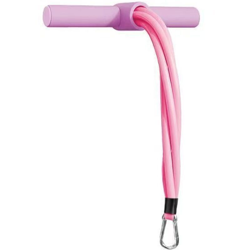 Widerstandsband für Fitnessübungen, Beinstreckgerät – Elastisches Widerstandsband – Fitnessgerät für die Taille – Dehnschlaufe – Trainingsseil, pink
