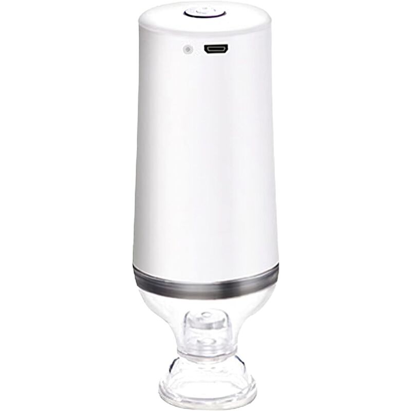 Wiederaufladbare elektrische Luftpumpe, tragbare wiederaufladbare USB-Vakuumpumpe mit 1200-mAh-Akku, automatische Ultra-Mini-Saugpumpe zum