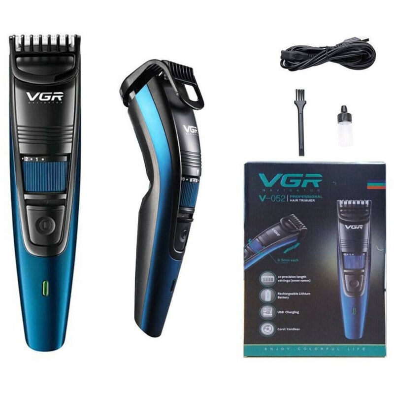 Trade Shop - elektrischer haarschneider rasierer barttrimmer wiederaufladbar 1-10MM vgr V-052 -