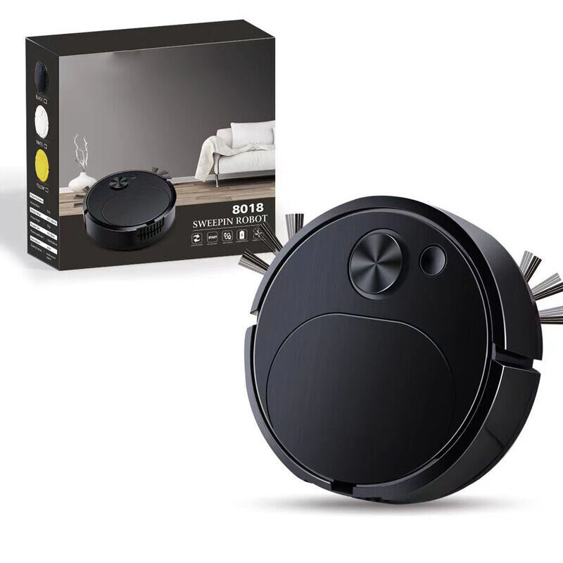 Wiederaufladbarer Saugroboter, 3-in-1-Saug- und Wischroboter, schlank und leise, ideal für Tierhaare, menschliche Haare und Staub