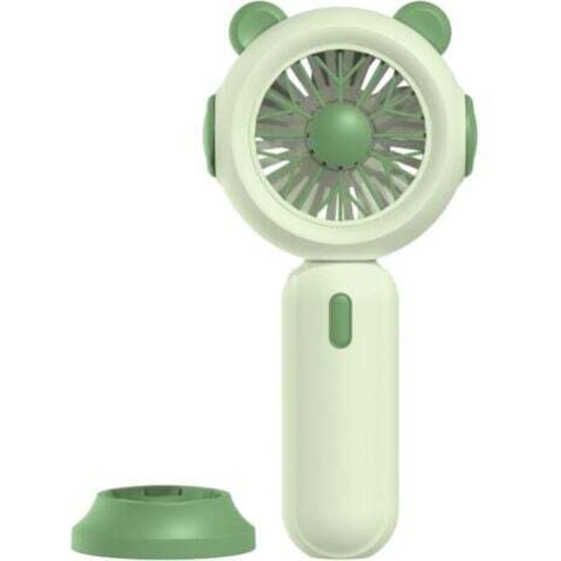 Wiederaufladbarer USB-Ventilator – Kleiner, batteriebetriebener Ventilator mit 3 Kühlstufen für Reisen und Büro