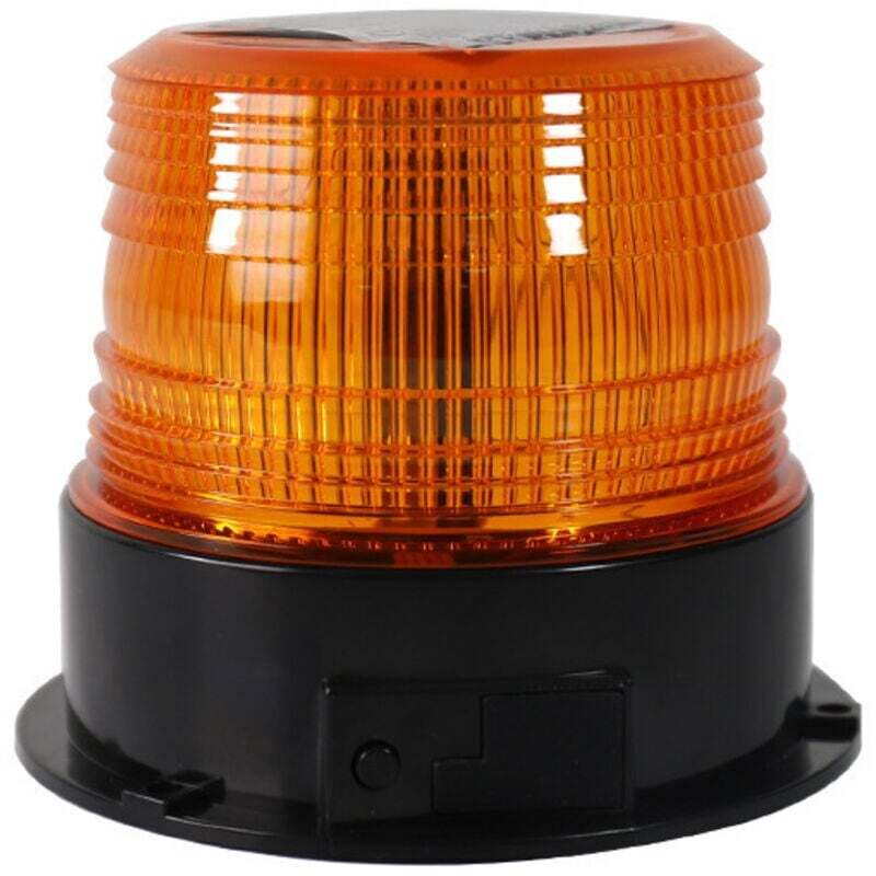Wiederaufladbares kabelloses LED-Leuchtfeuer 12 V-24 V, orangefarbenes Blitzlicht, magnetisch blinkende Notfall-Warnleuchten für Auto, Fahrzeug,