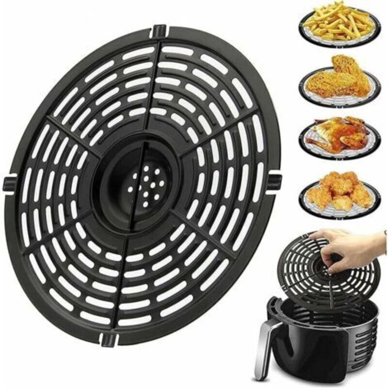 Wiederverwendbare Backmatten für die Heißluftfritteuse, Antihaft-Kochrost für die Heißluftfritteuse, Ersatzrost für die Heißluftfritteuse, zum Garen