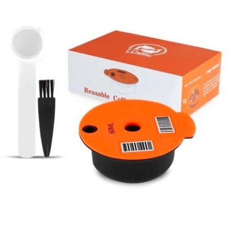 Wiederverwendbare Kaffeekapsel, für Bosch Tassimo, 180 ml, Schwarz