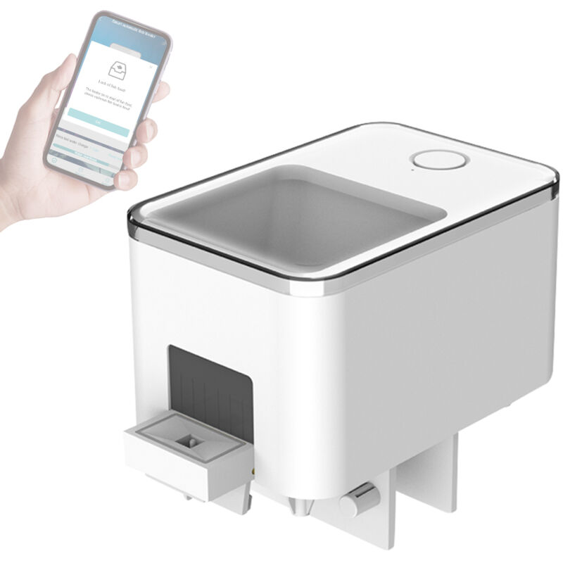 WiFi Intelligente Timing Automatische Feeder Aquarium Goldfisch Feeder 100ML Große Kapazität Fisch Feeder Mobiltelefon app Steuerung