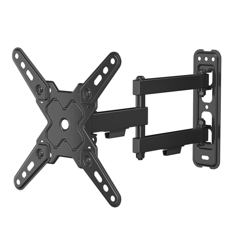 Wiltec - tv Halterung 13'–43', tv Wandhalterung schwenkbar bis 20 kg, platzsparende Fernsehhalterung, Fernseher Wandbefestigung einfache Installation