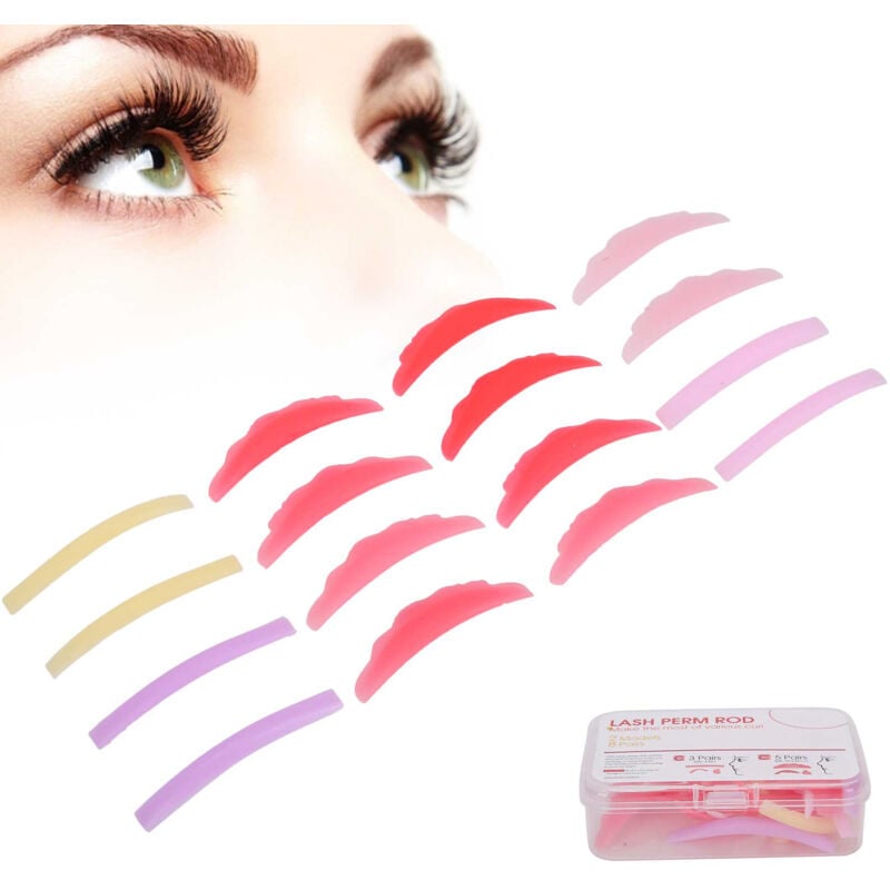 Wimpern-Dauerwellen-Schutzpolster, Silikon-Wimpernlift-Pad, wiederverwendbares Wimpern-Dauerwellen-Werkzeug