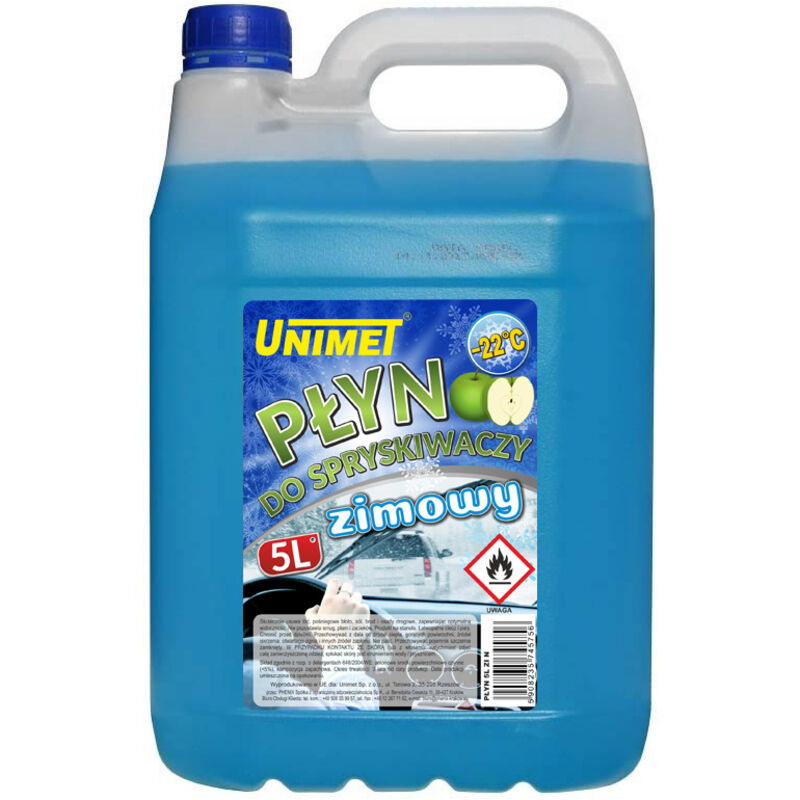 Winter-Scheibenwaschflüssigkeit 5l Do-22 Auf Ethanol Blau - Flüssigkeit 5l Zi N