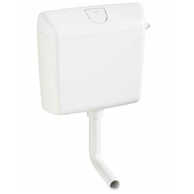 Wisa - Spülkasten 1070 weiss su, Start Stop Taste mittig, 6-9L