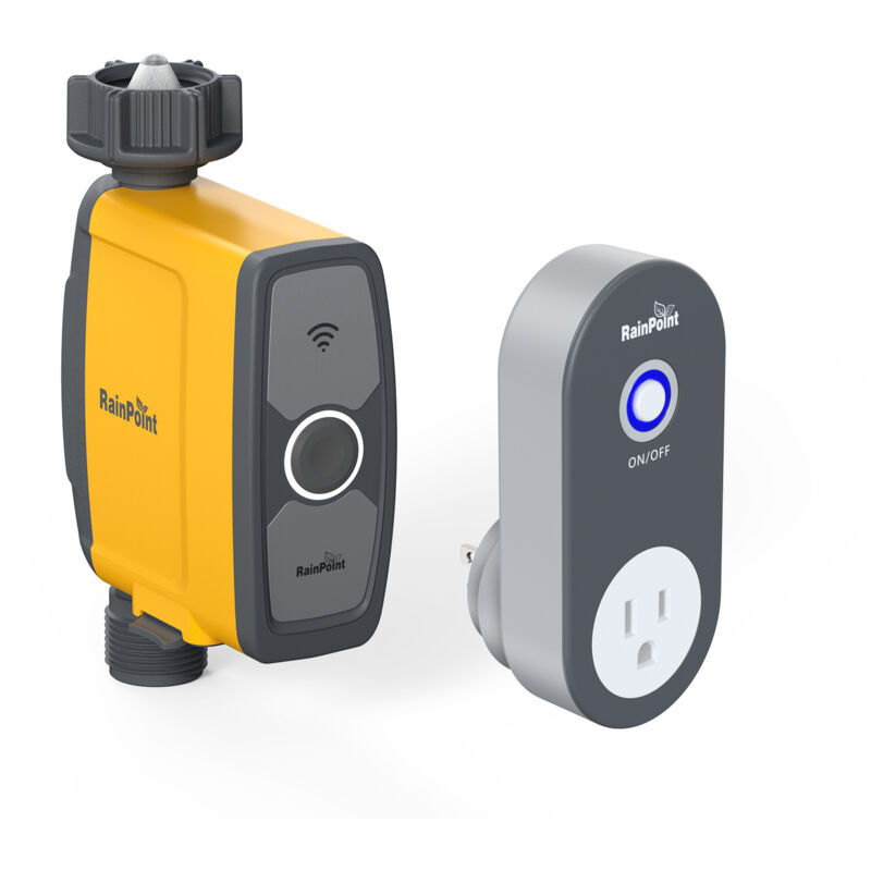 WLAN-Bewässerungsuhr, Messinganschluss, kein WLAN-Hub enthalten, Verwendung mit WLAN-Hub erforderlich – 2,4-GHz-WLAN