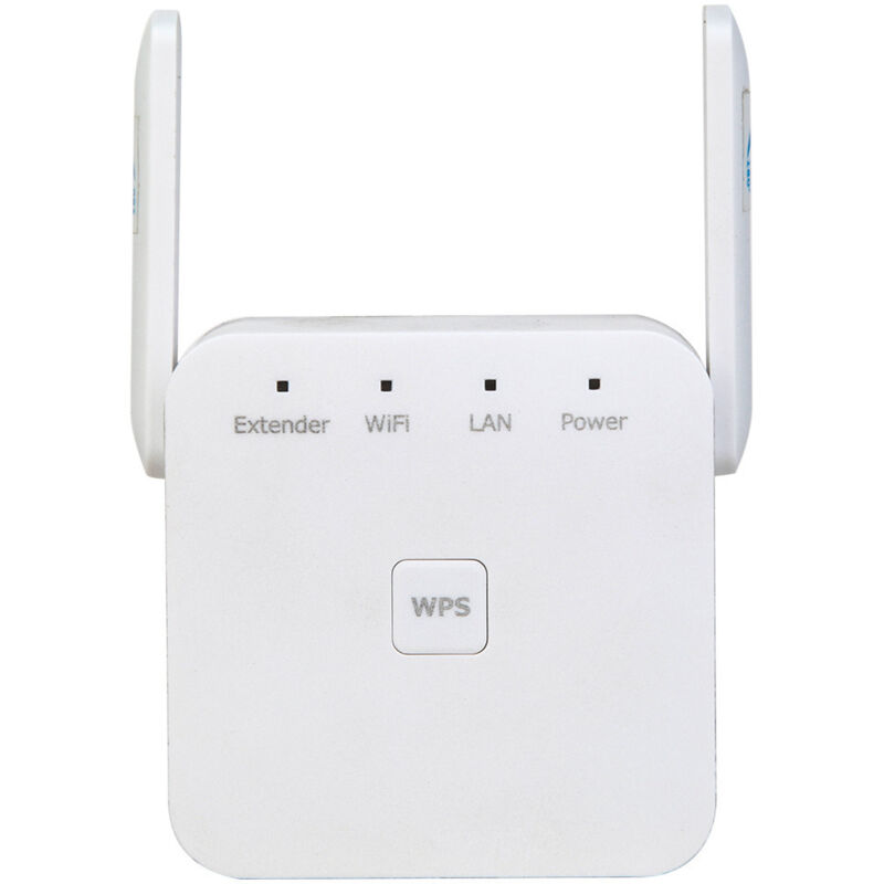 WLAN-Signalverstärker, 300-Mbit/s-WLAN-Repeater mit Ethernet-Anschluss, schnelle Einrichtung, WLAN-Repeater mit großer Reichweite, weiß
