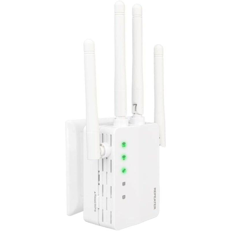 WLAN-Signalverstärker, Dualband-WLAN-Repeater (2,4 GHz/5,8 GHz), drahtloser WLAN-Reichweitenverlängerer mit Ethernet-Anschluss