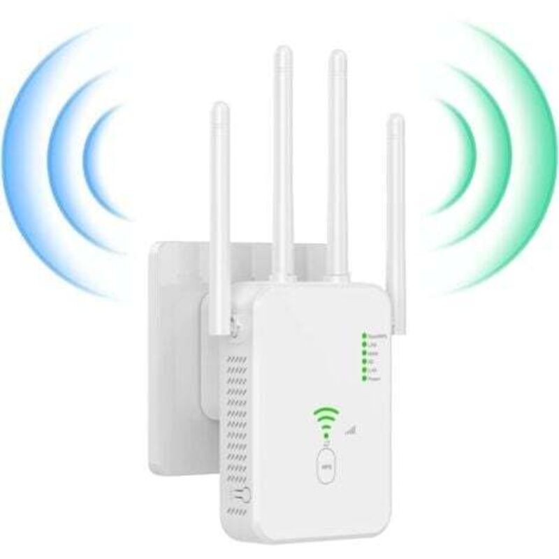 WLAN-Signalverstärker für den Außenbereich, neues Modell 2026, 1200 Mbit/s WLAN-Verstärker, leistungsstarker Dualband-WLAN-Repeater (5 GHz und 2,4