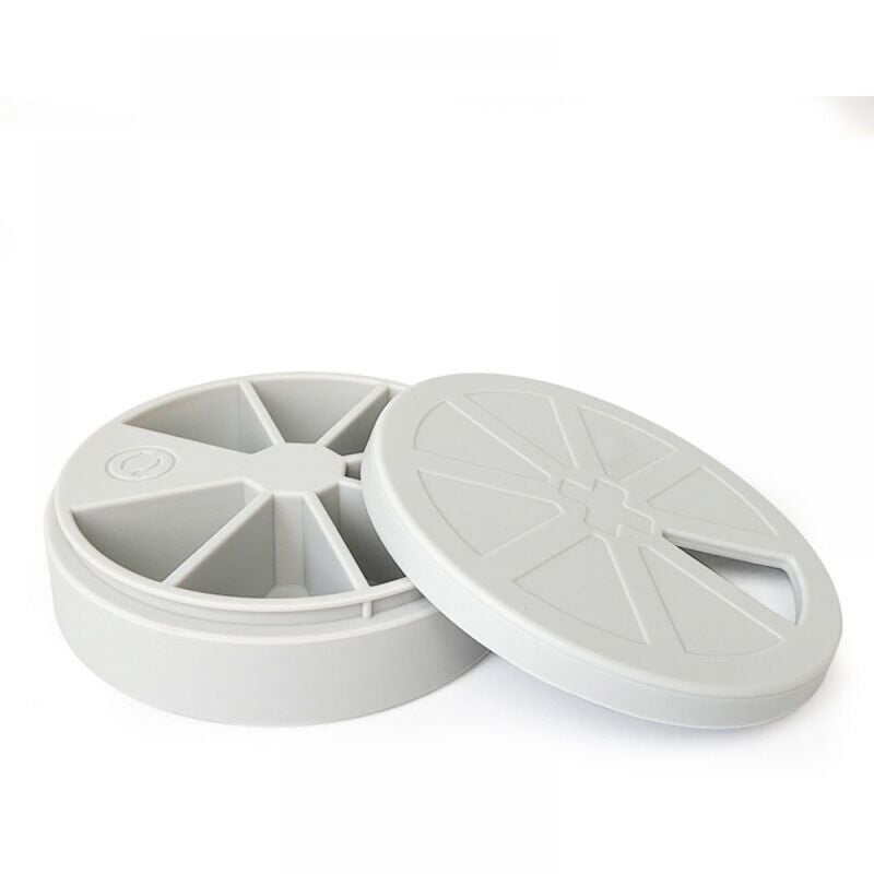 Cyslmuk - Wöchentliche Pillendose aus Silikon – Kleine Pillendose für den täglichen Gebrauch für Vitamine, Nahrungsergänzungsmittel und Fischöl,