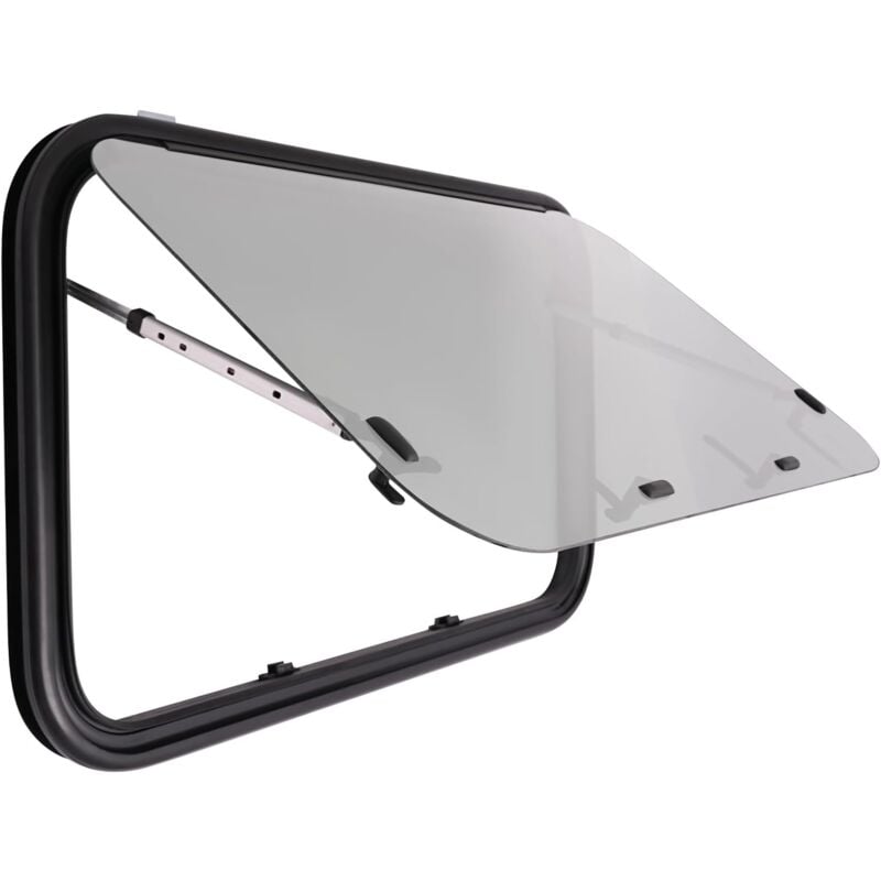 Wohnmobilfenster Universal Wohnwagen Fenster Ausstellfenster, Wohnwagen Seitenfenster Externes Push Fenster mit integriertem Fliegengitter für rv Van