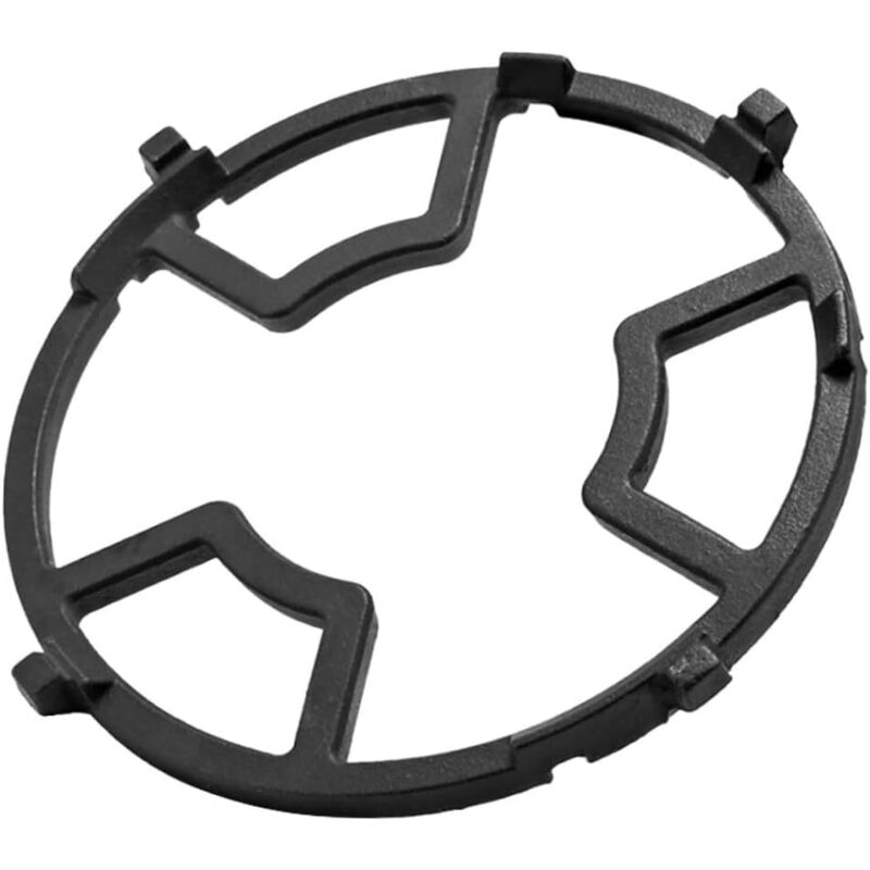 Wok-Pfannenhalterung aus Gusseisen, Gasherd-Brennerhalter, robustes Ersatzzubehör für schwarzes Kochfeld