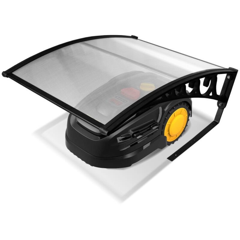 Swanew Lawn Mower Roof Carport Roof Robotic Lawnmower Garage Dach Carport Suitable for Robotic Lawnmower Automower Protects Against Rain Hail and uv