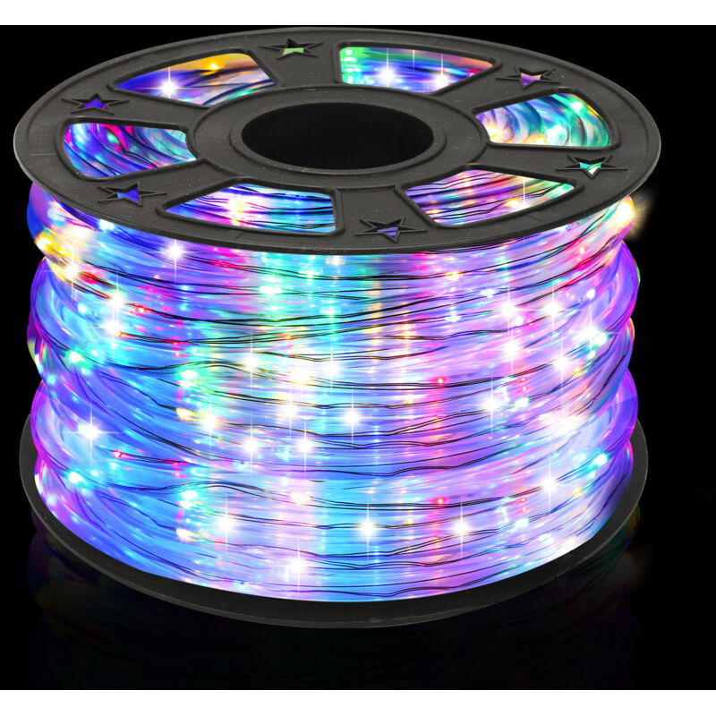 Wolketon LED Lichtschlauch Lichterkette Beleuchtung Bunt 30 Meter LED für Drinnen/Draußen Weihnachten Beleuchtung Dekoration Lichterschlauch