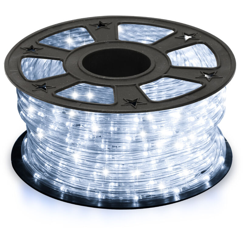 Wolketon LED Lichtschlauch Lichterkette Beleuchtung Weiß 10 Meter LED für Drinnen/Draußen Weihnachten Beleuchtung Dekoration Lichterschlauch