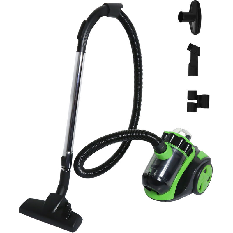 Wolketon Staubsauger beutellos 899W Bodenstaubsauger mit HEPA-Filter, 3L Behälter, Fugendüse, für Hart- & Teppichböden, starke Saugleistung