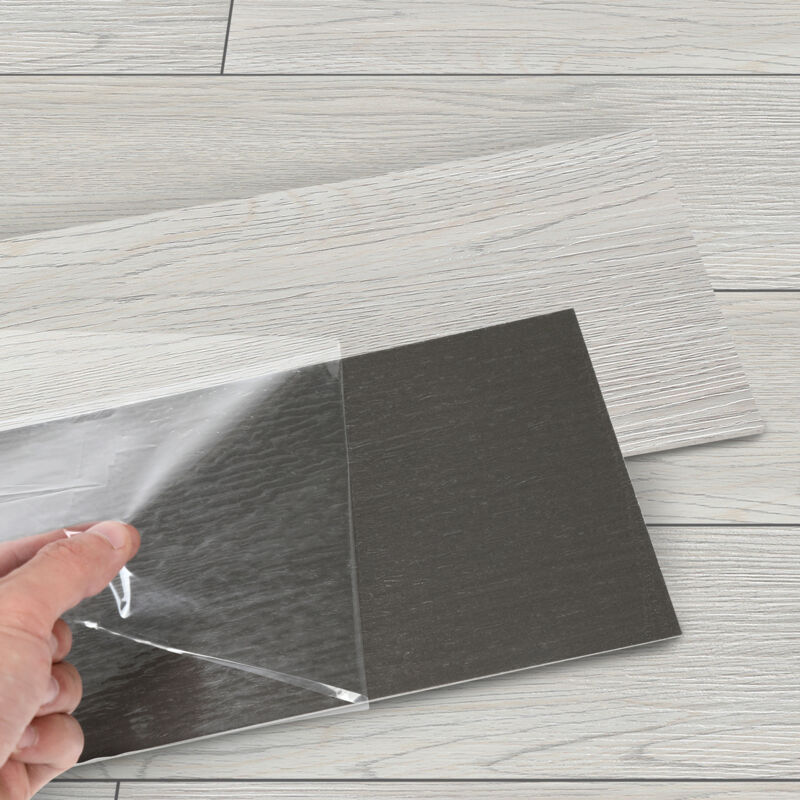 Wolketon Vinyl Laminat 5m² Selbstklebend Hellgrau 36 Nachbildung Dielen Design Bodenbelag gefühlsecht