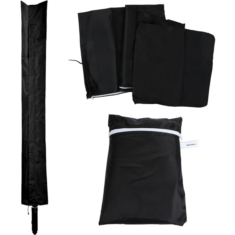 Wolketon Wäschespinne schutzhülle 168x28cm wetterfest Wäschespinne 210D für Wäscheschirm