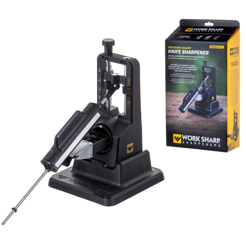 Arbeit SharpSharpener de Messer Precision Adjust Sharpener - Sharpener de Messer manuell mit verstellbarem Winkel - Stabile und robuste Basis zum