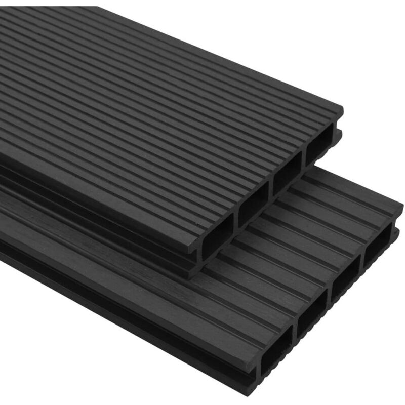 Prolenta Premium WPC Terrassendielen mit Zubehör 30 m² 2,2 m