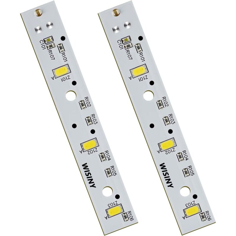 WR55X26671 Kühlschränke LED-Lichtplatine, 2 Stück, kompatibel mit GE LED-Kühlschränken, GE Kühlschrank-Glühbirne, Gefrierschrank-Glühbirne, Ersatz,