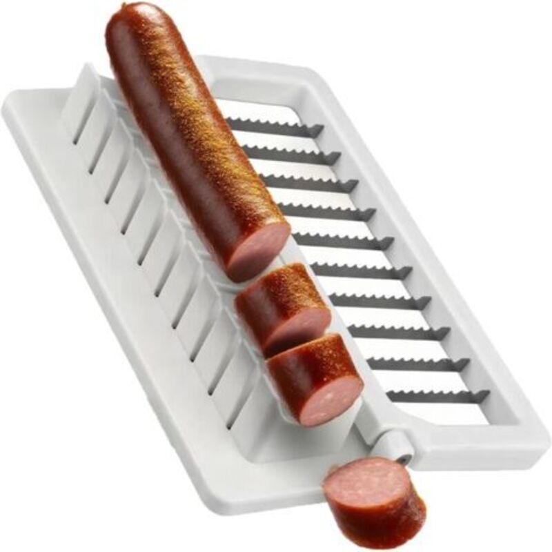 Kitchen Sausage Cutter, Hot Dog Cutting Tool, Safe, Easy to Clean, Cucumber, Banana, Hot Dog, Sausage, Ham