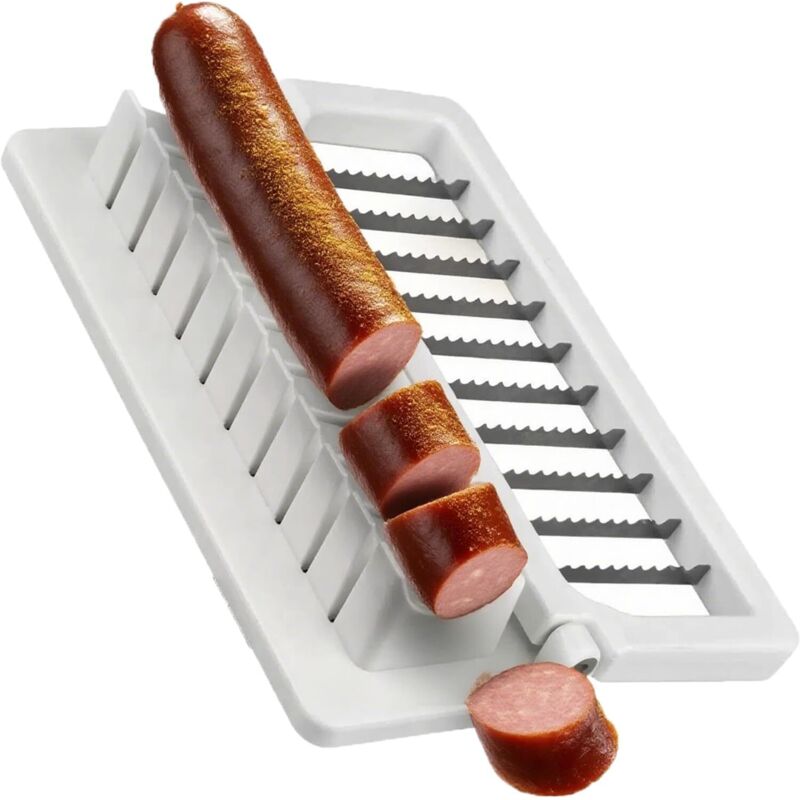 Kitchen Sausage Cutter, Hot Dog Cutting Tool, Safe, Easy to Clean, Cucumber, Banana, Hot Dog, Sausage, Ham
