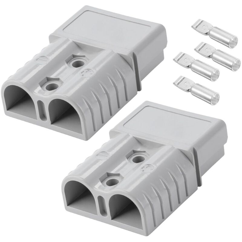 x Kfz-Batterieklemmen, 120A 600V Schnellanschlussbuchse, Kfz-Schnellanschlussklemme, für Wohnmobile, Wohnwagen und große Elektromaschinen