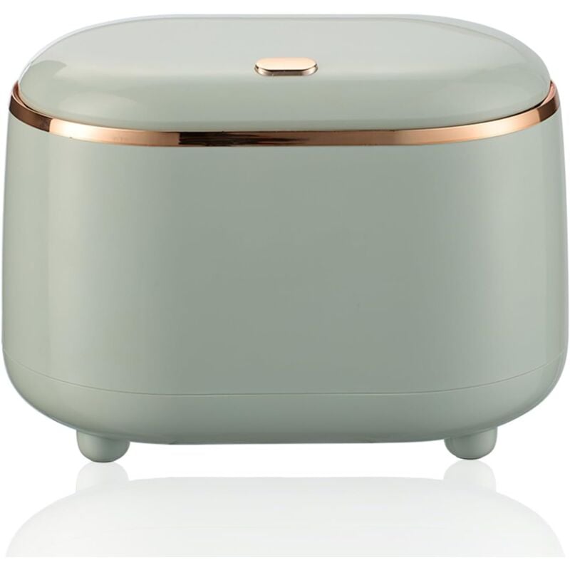 xiaoxianxian Tisch-Mülleimer mit Deckel, 2 l Mini-Desktop-Mülleimer, kleiner Mülleimer, weit verbreitet im Wohnzimmer, Esszimmer, Schlafzimmer,