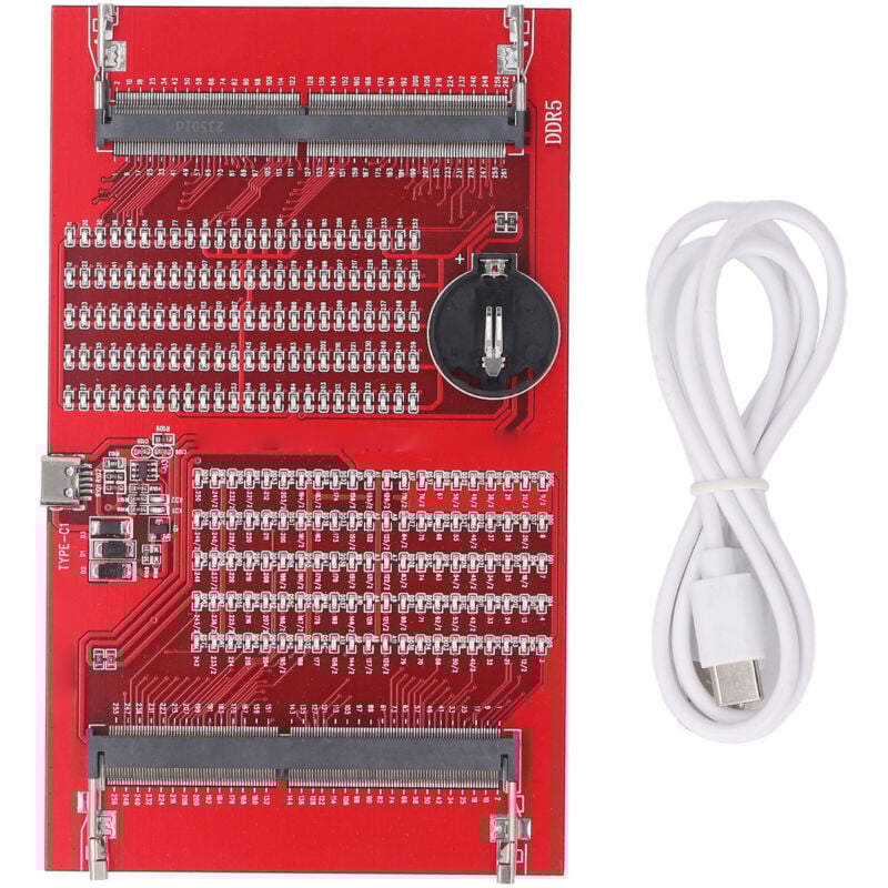 Xiuganpo RAM-Speicher-Diagnosekarte, USB-Ladekarte für schnelle RAM-Speichertests in Laptops