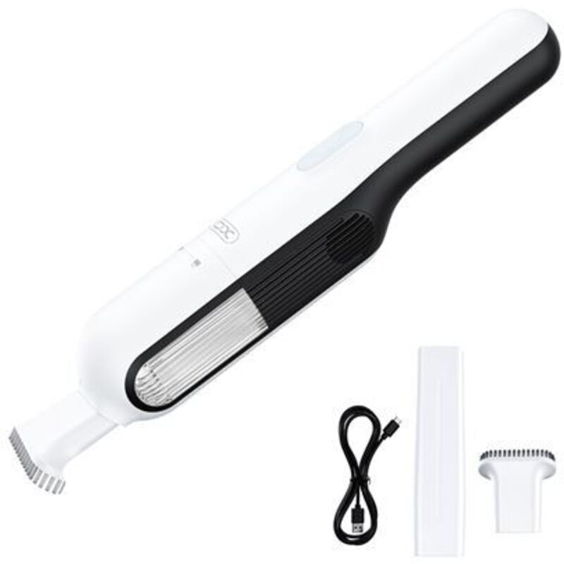 XO CZ020 Akkustaubsauger de 5000 mAh - Akkustaubsauger de 65 W für Haus und Auto, C-Ladeanschluss de, leise Reinigung, tragbares Design