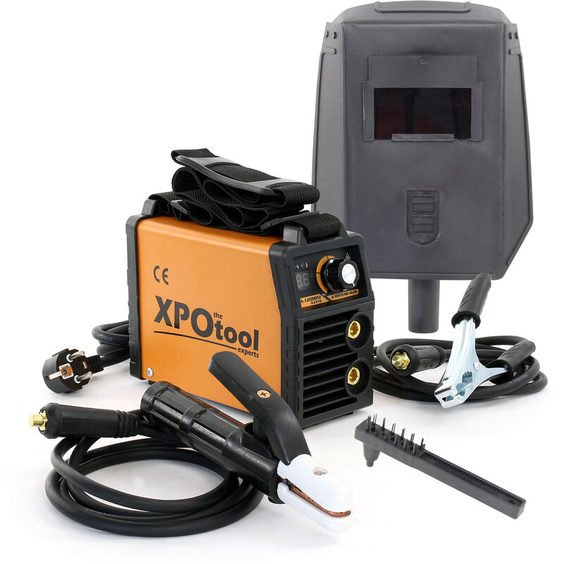 Tragbares mma Elektroden Schweißgerät 20-120A igbt Inverter, E-Hand Schweißgerät mit Zubehör, Schweissgerät mit Arc-force-, Hot-start- und