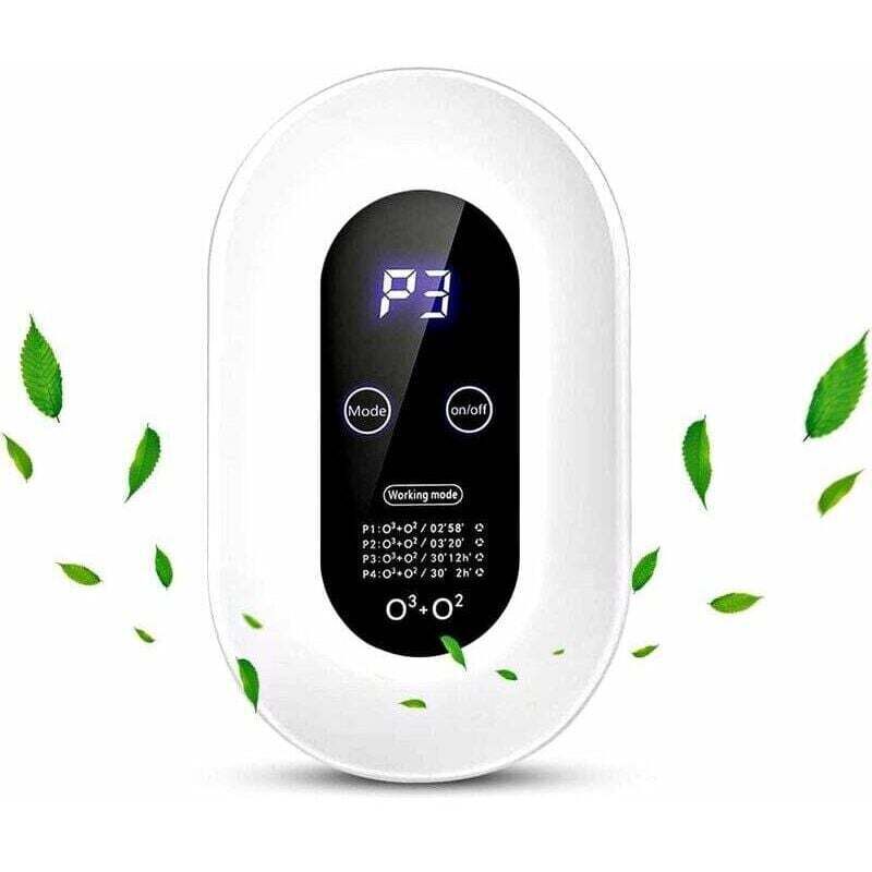 XU Ozon-Luftreiniger, leiser Luftreiniger, Luftreiniger fürs Schlafzimmer, tragbarer Luftreiniger, 99 % antibakteriell für Zuhause, Büro, Haustiere,