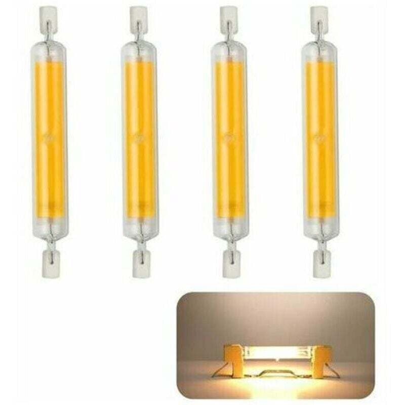 XVX 4er-Pack R7s LED-Lampen, 118 mm, 20 W, 230 V, dimmbar, Hochleistungs-COB-LED-Lampen, warmweiß (3000 K), 1600 lm, 360° Abstrahlwinkel, entspricht