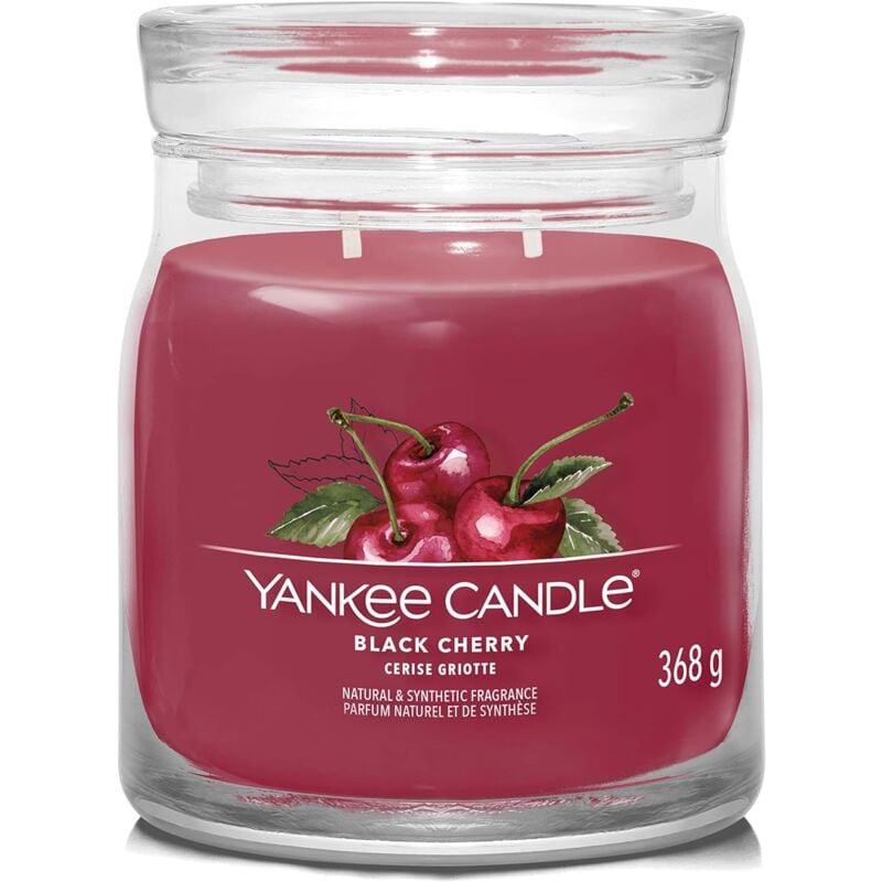 Black Cherry Signature Medium Jar 368 g - Yankee Candle