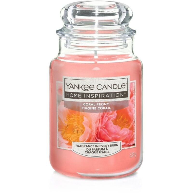 Yankee Candle Duftkerze Großes Glas Coral Peony 538 g rosa