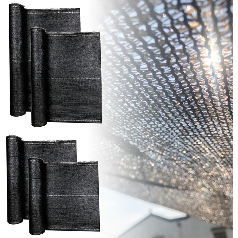 YARDIN Sichtschutz Zaun Windschutz Sonnenschutz Balkonsichtschutz Netz,Sichtschutz für Zaun & Balkongeländer, kann geschnitten Werden, Anthrazit 1×10m