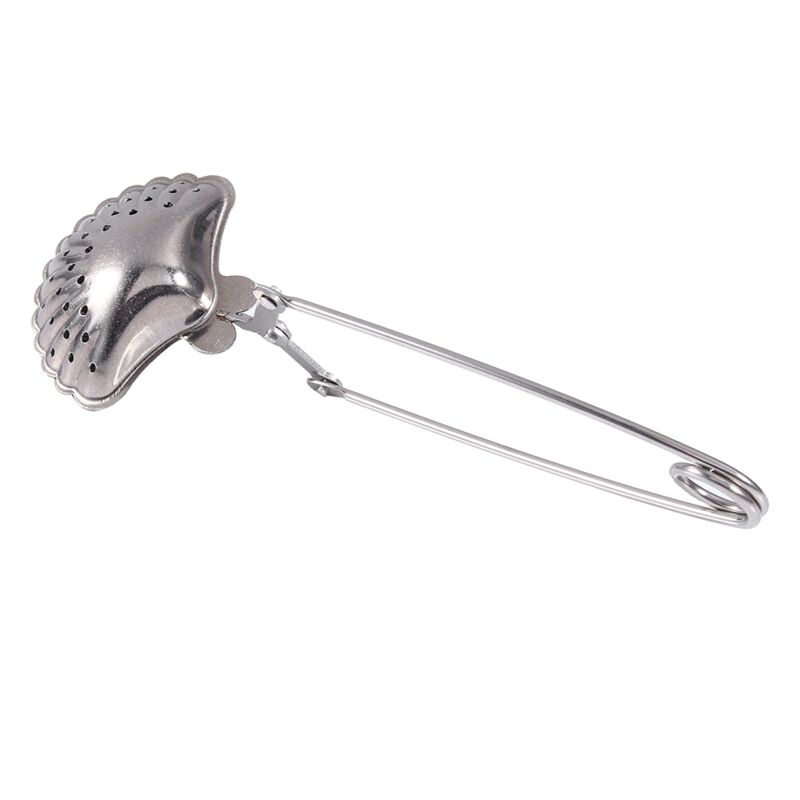 Yctze Edelstahl-Tee-Ei, Blattsieb-Diffusor - Muschelclip für losen Tee, Al Spice - Tee-Sieb-Diffusor-Werkzeug.