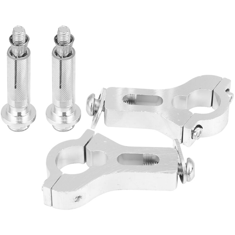 Yechiry Hochwertiges 22-mm-Motorrad-Handschutz-Klemmen-Montageset, Fettklemmen-Set aus Aluminium für einfache Montage, Motocross-Fahrer, Komponenten