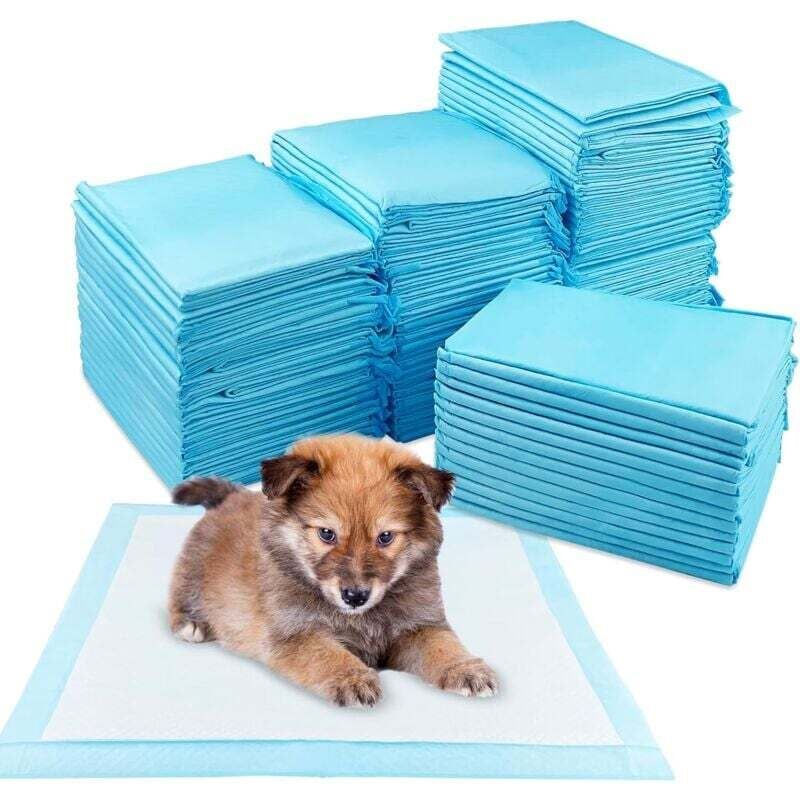 YMYNY 100 Stück Hunde-Pipi-Pads, 33 × 45 cm, Einweg-Hunde-Pipi-Pads, wasserdichte Hunde-Trainingspads, Anti-Auslauf-Pads für Hunde, Haustiere,