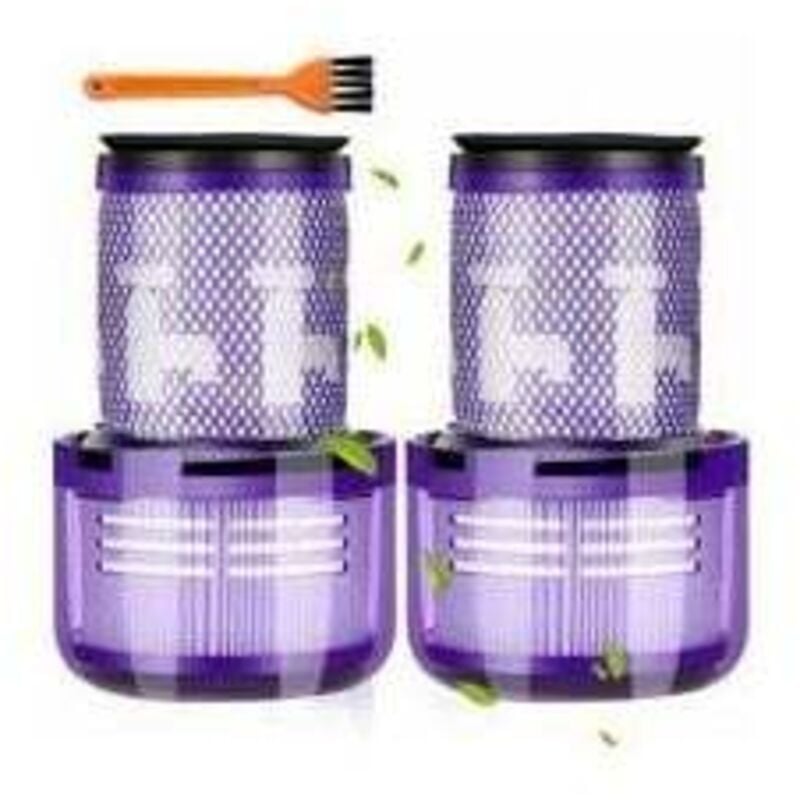 YMYNY 2er-Pack Dyson v12-Filter, für Dyson v12 Slim Absolute Filter-Staubsauger, für Dyson v12 Filter, waschbares HEPA-Zubehör, Dyson v12 Slim