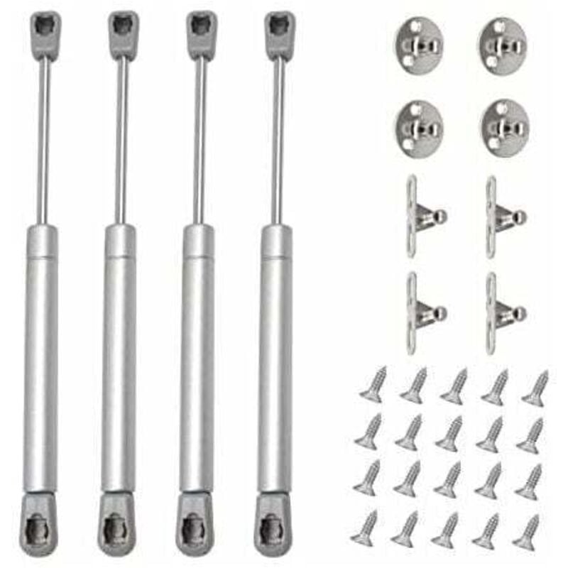 YMYNY 4-teilige Gasfeder, 80 N, hydraulische Gasfeder, Möbel-Gasfeder, Schranktürdämpfer für Schränke, Bücherregale, Möbel (4, 80 N)