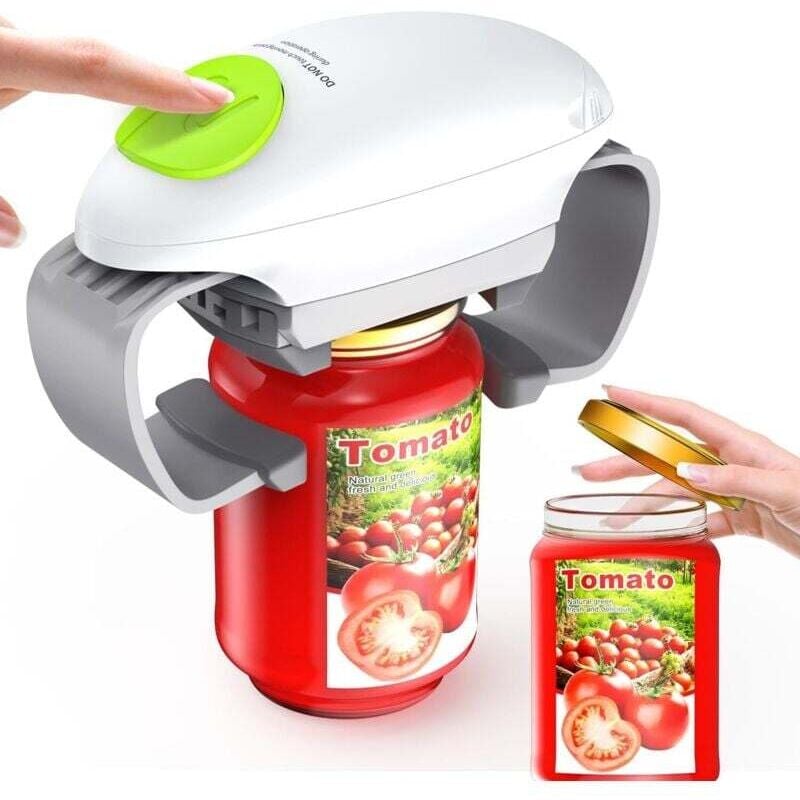 YMYNY Automatischer elektrischer Dosenöffner mit hohem Drehmoment, für schwache Hände und ältere Menschen, praktische und nützliche Küchengeräte,