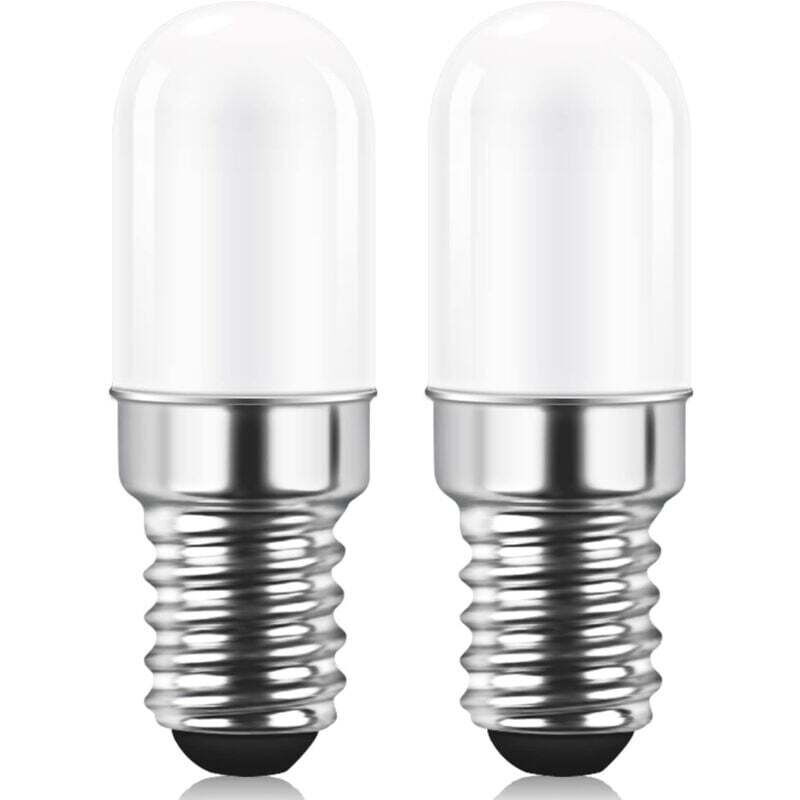 Ymyny - E14 LED-Kühlschrank-Glühbirne, 1,5 w, entspricht 15 w, warmweiß, 3000 k, Glühbirne für Kühlschrank, Salzlampe, Nähmaschine, nicht dimmbar, 2