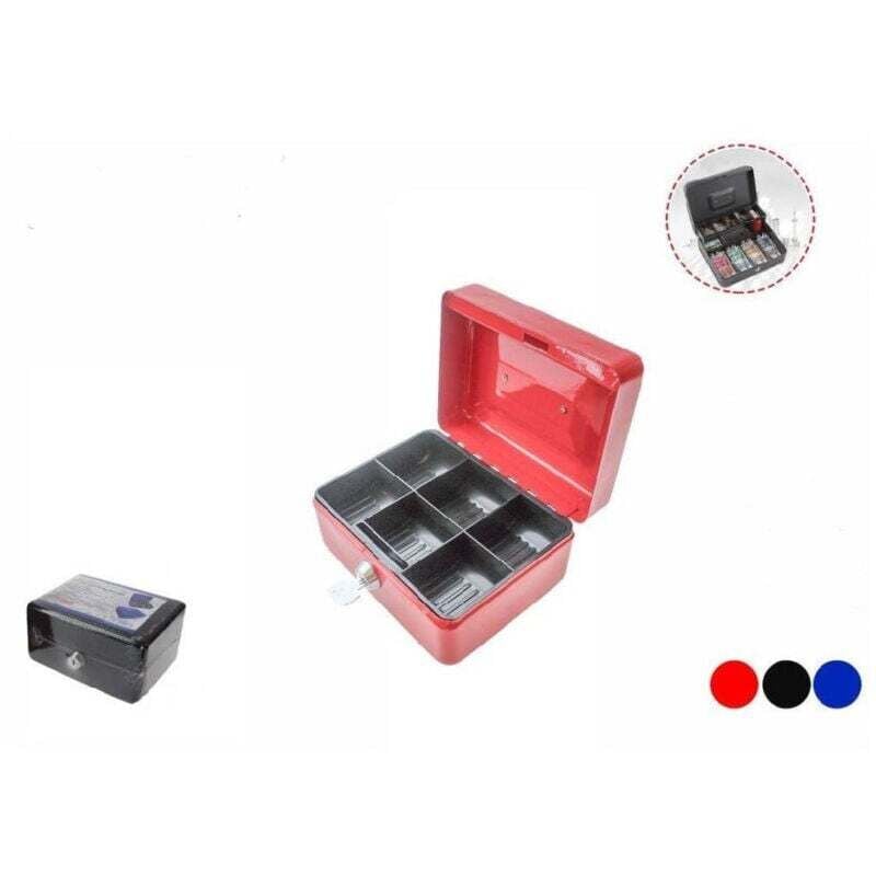 YMYNY - Metall-Safe für Wertsachen, Geld, Münzen, Schlüsselschloss 54916 -