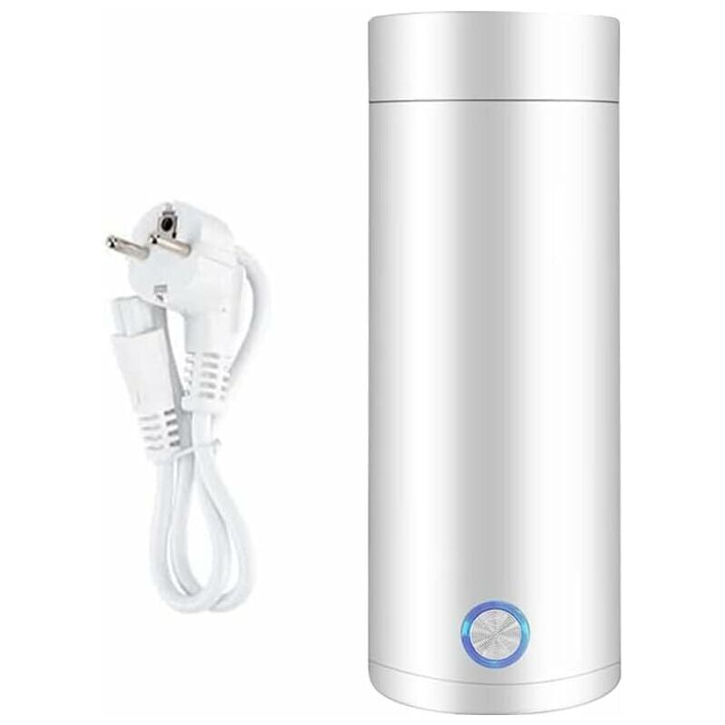 Ymyny - Mini-Wasserkocher und Mini-Thermoskanne, tragbarer elektrischer Wasserkocher, tragbarer elektrischer Reisewasserkocher